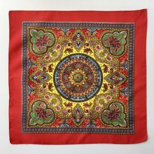 Bold Paisley Medallion Print Bandana Handkerchief